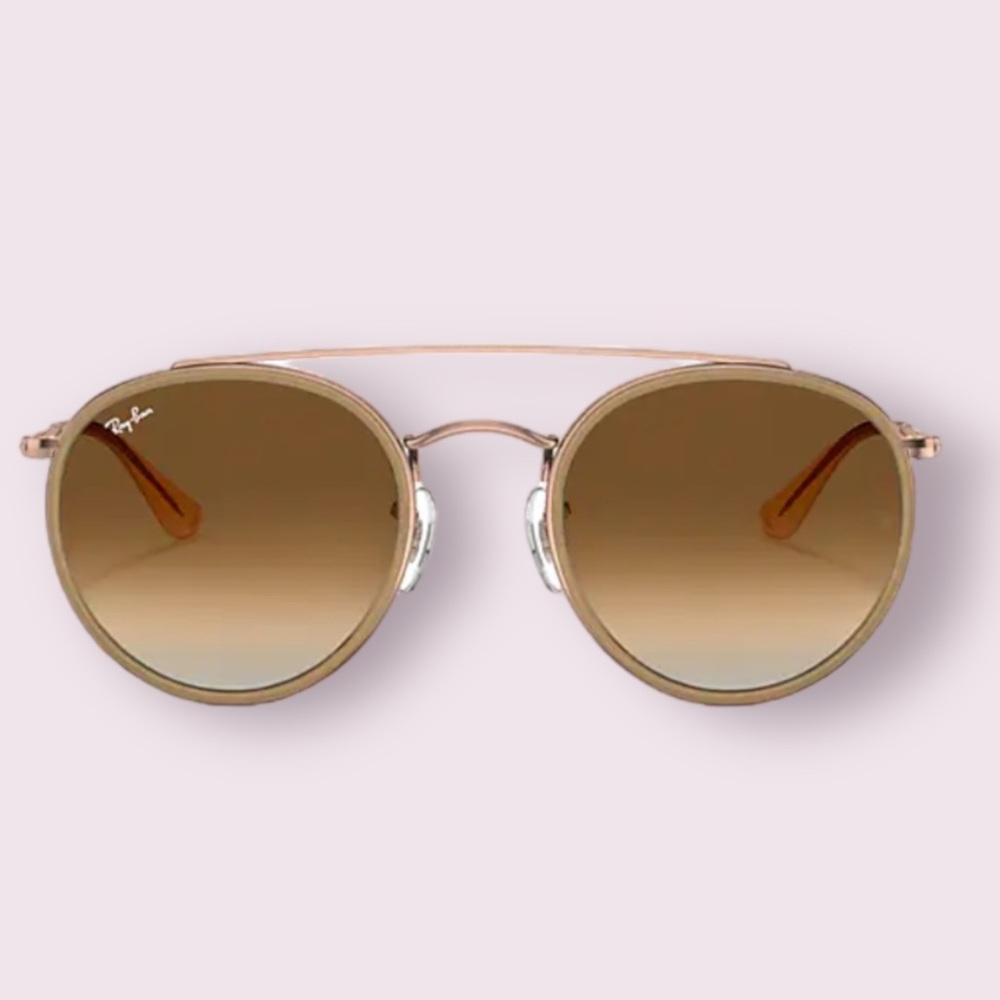 Round Double Bridge Ray Ban Sun glasses